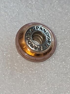 PANDORA Pink Glass Charm Bead
